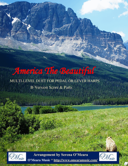 America The Beautiful, B Version, Score & Parts image number null