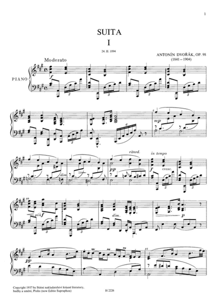 Suite A-Dur, op. 98