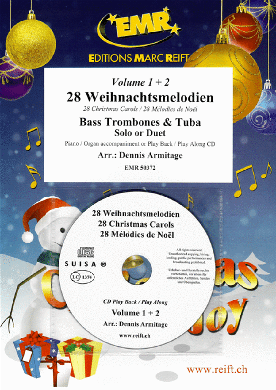 28 Weihnachtsmelodien Vol. 1 + 2 Brass Duet scores gallery preview page 1
