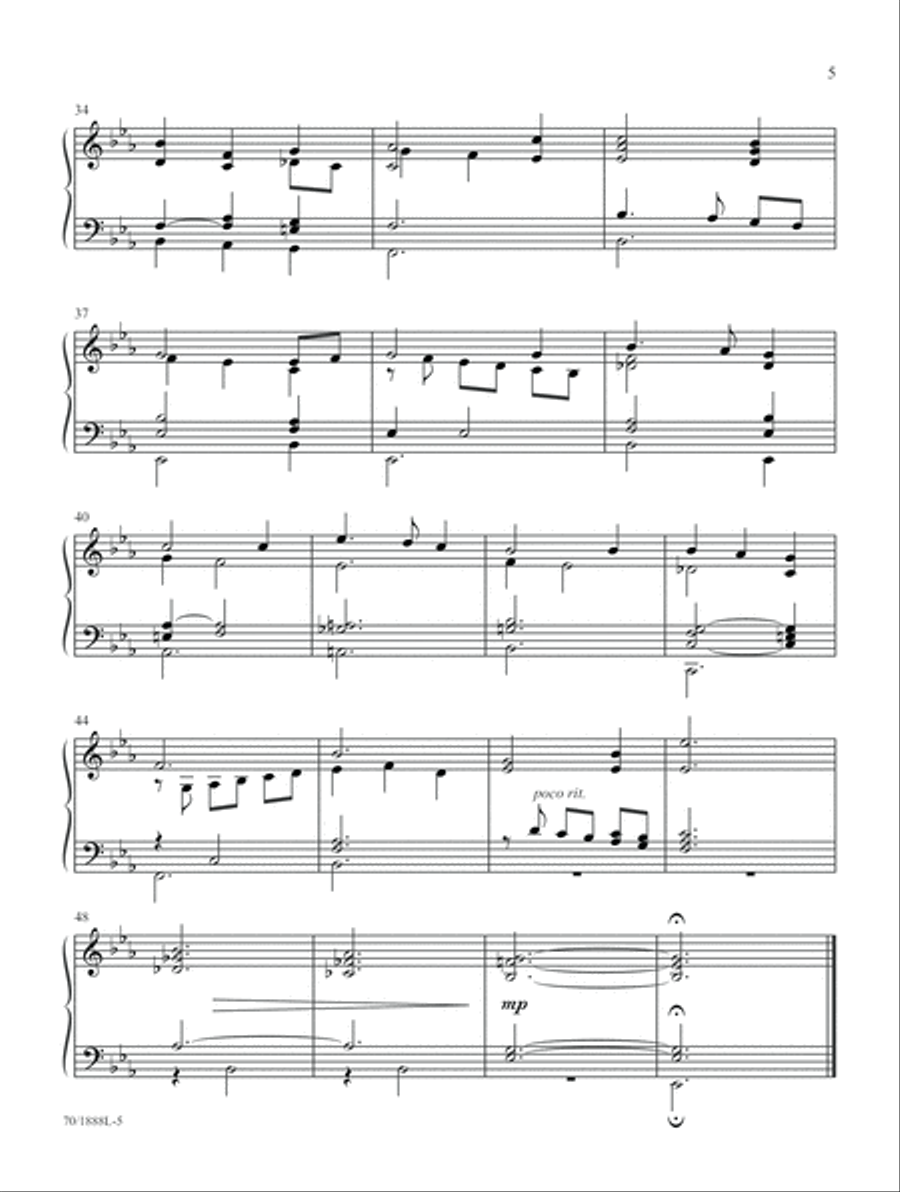 Easy on the Pedals (Digital Download) Organ scores gallery preview page 5