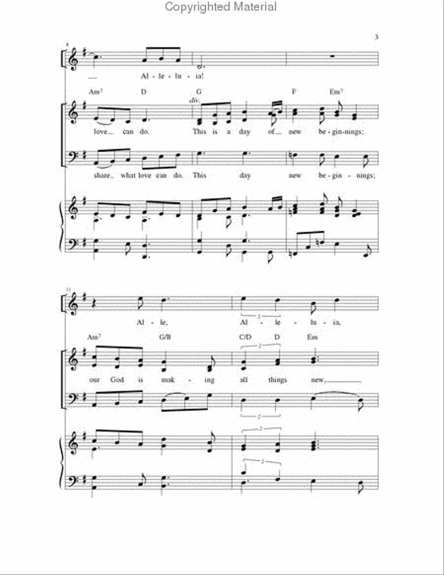 Christ is Alive Christ is Alive 3-Part scores gallery preview page 3