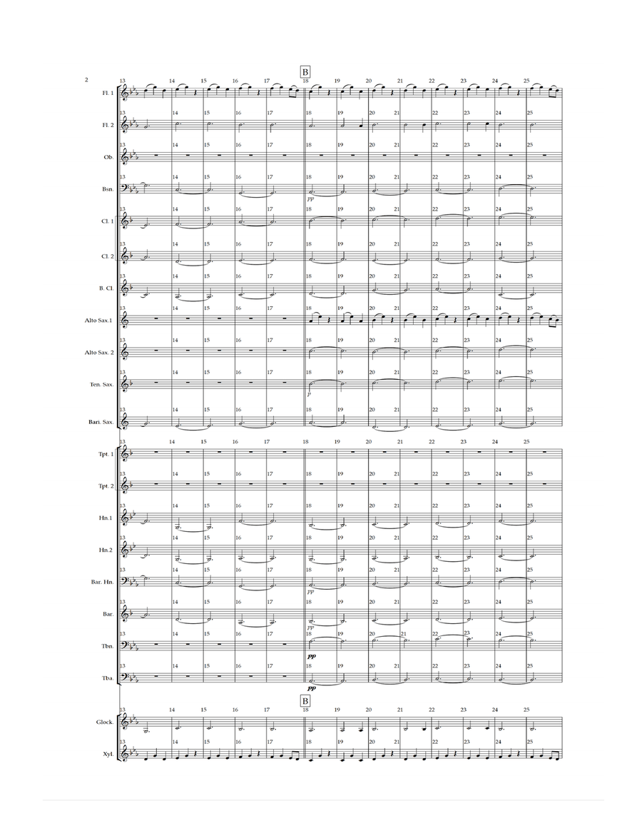 Interstellar Concert Band scores gallery preview page 4
