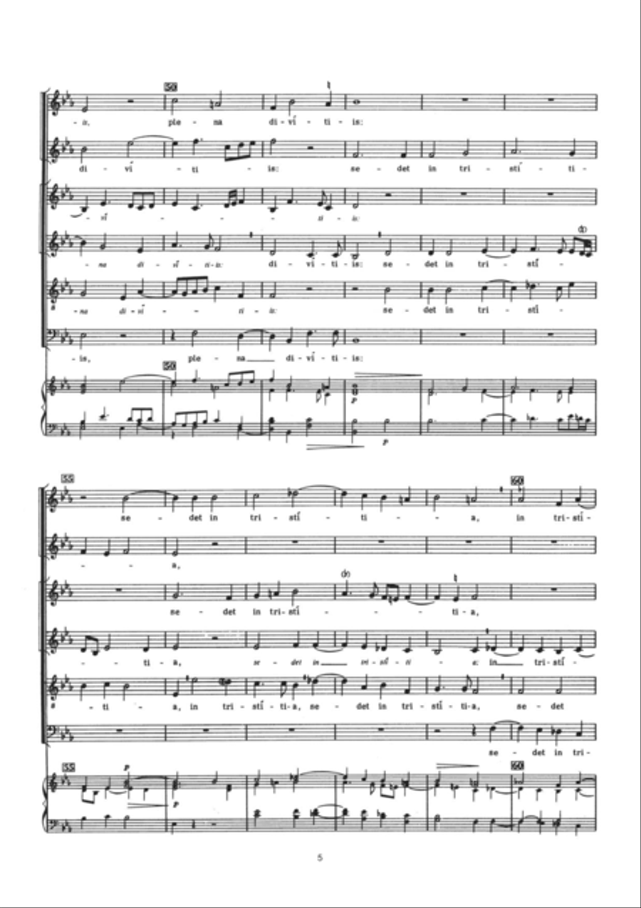 Aspice Domine Aspice Domine 4-Part scores gallery preview page 5
