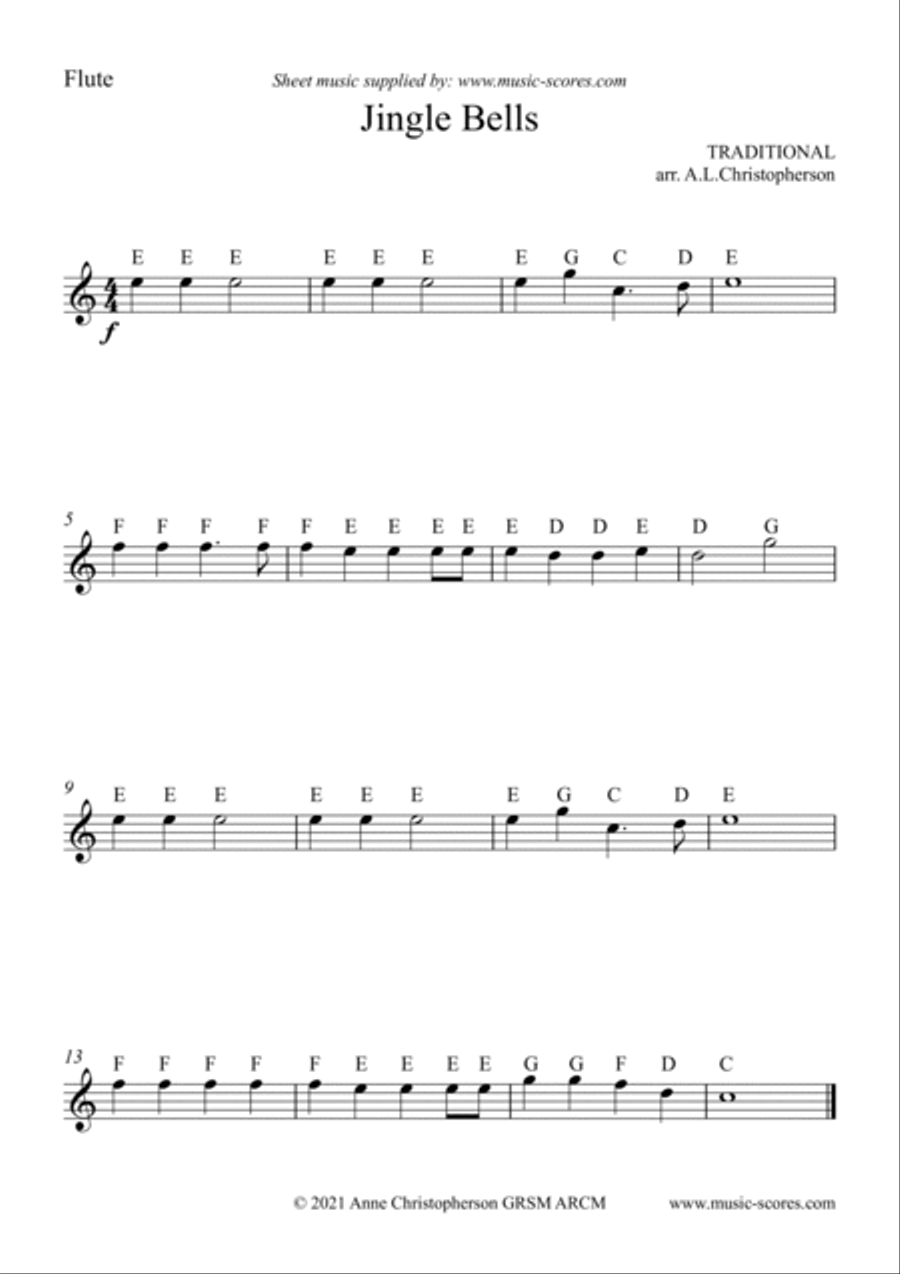 Jingle clearance bells flute