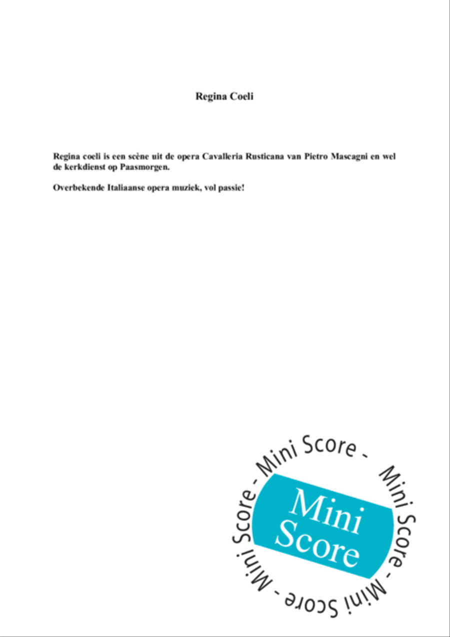Regina Coeli Concert Band scores gallery preview page 5