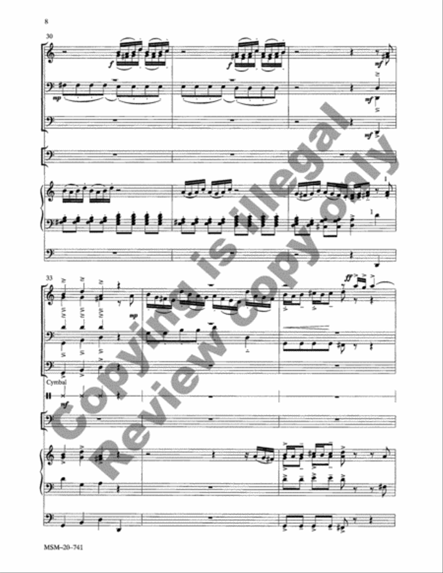 Praise the Lord: Music for a Festival Tuba scores gallery preview page 6