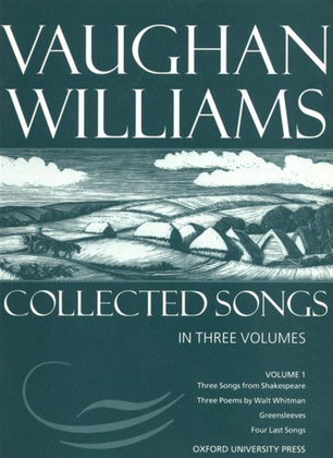 Book cover for Collected Songs in Three Volumes - Volume 1