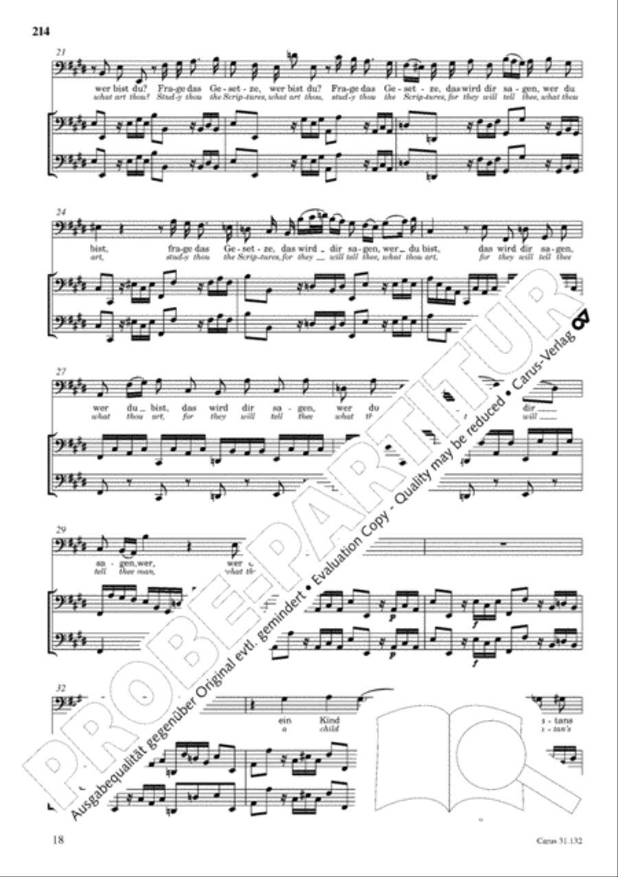 The Complete Sacred Vocal Works (Das geistliche Vokalwerk) Voice scores gallery preview page 215