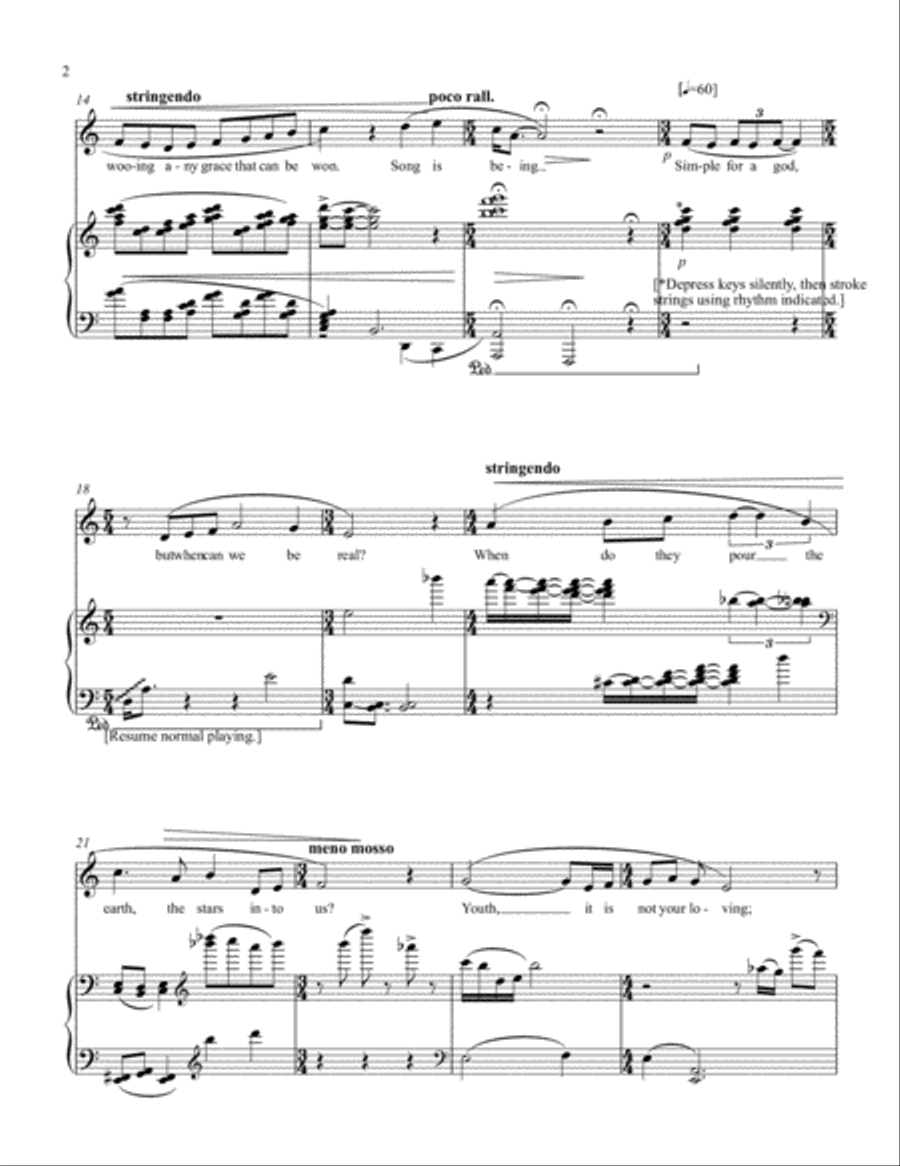 Sonnet to Orpheus Alto Voice scores gallery preview page 2