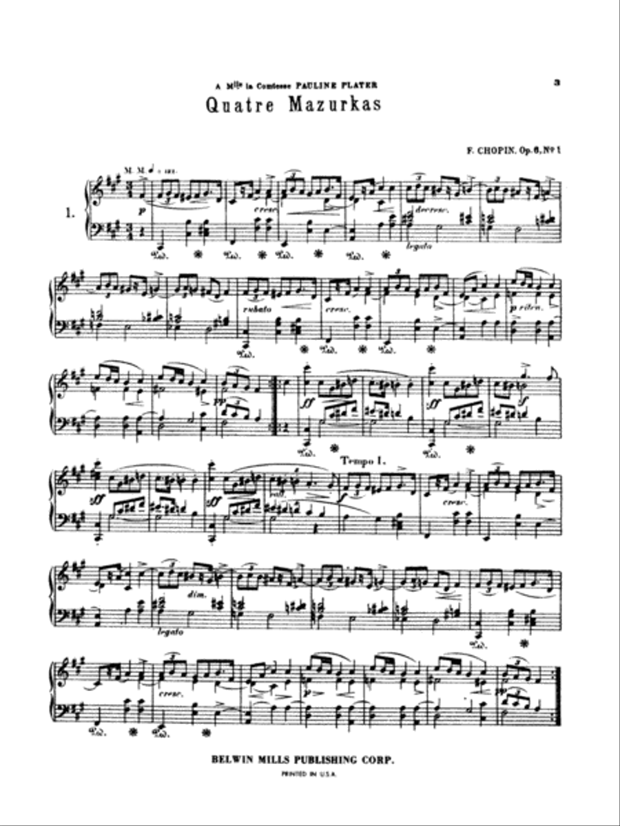 Fifty-six Mazurkas Piano Solo scores gallery preview page 6