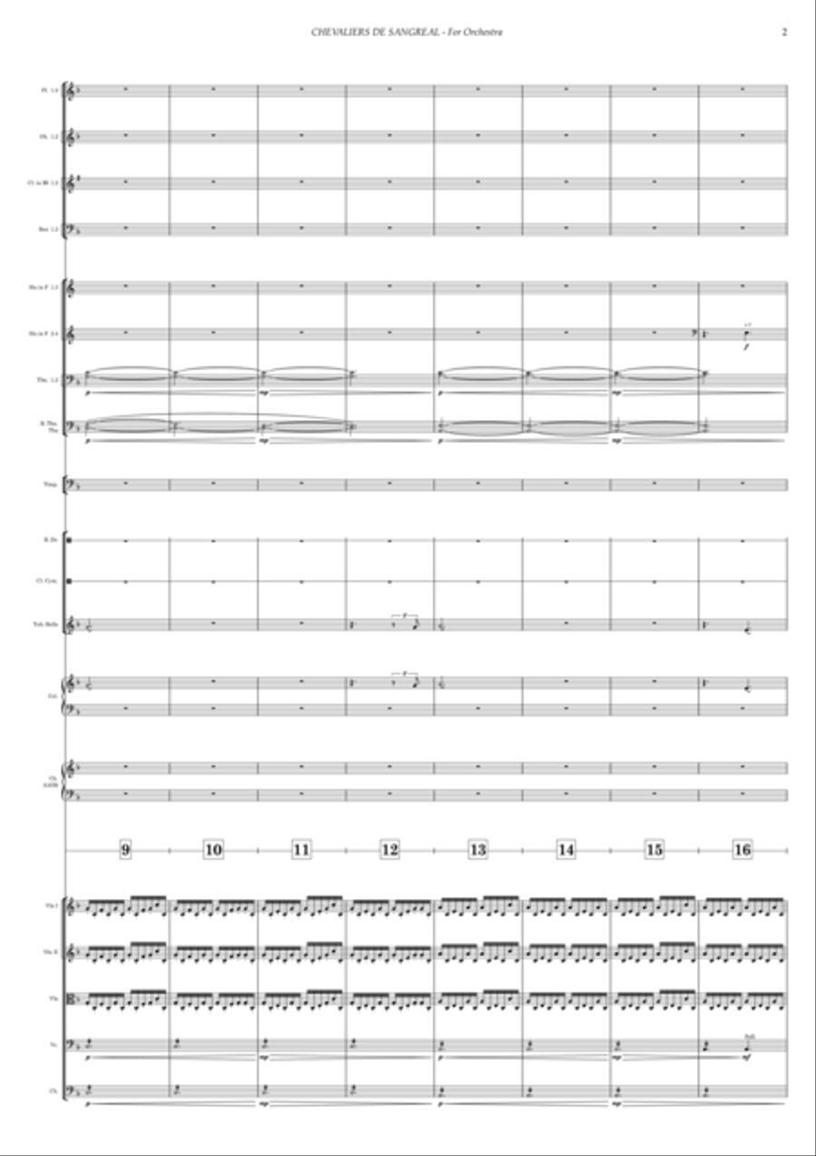 Hans Zimmer Chevaliers De Sangreal Sheet Music Chevalier De Sangreal by Hans Zimmer - Full Orchestra - Digital Sheet