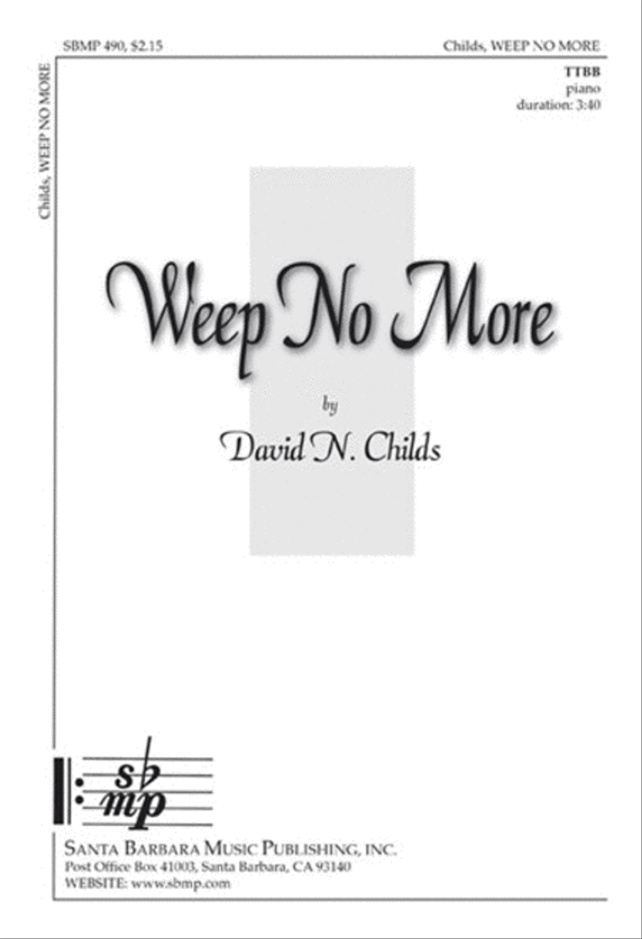 Weep No More - TTBB Octavo TTBB scores gallery preview page 1