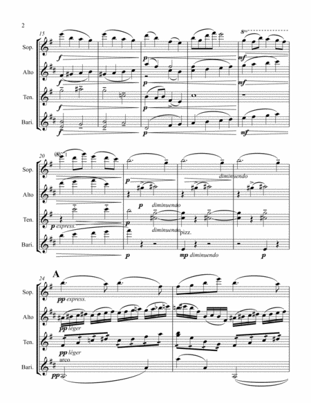 Maurice Ravel - String Quartet in F major I. Allegro moderato – très doux arranged for Saxophone