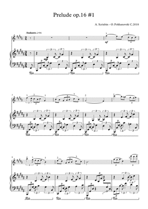 Scriabin Prelude op.16 #1