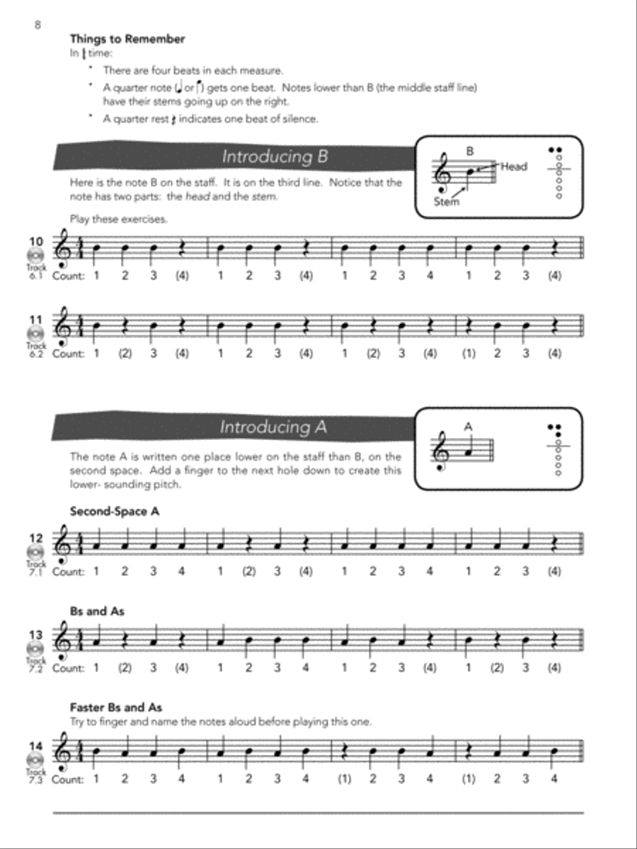 Recorder for Beginners Recorder scores gallery preview page 5