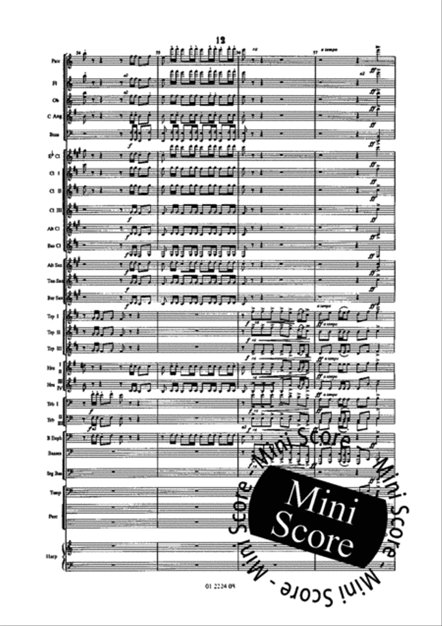 Sarka Overture Sarka Overture Concert Band scores gallery preview page 16