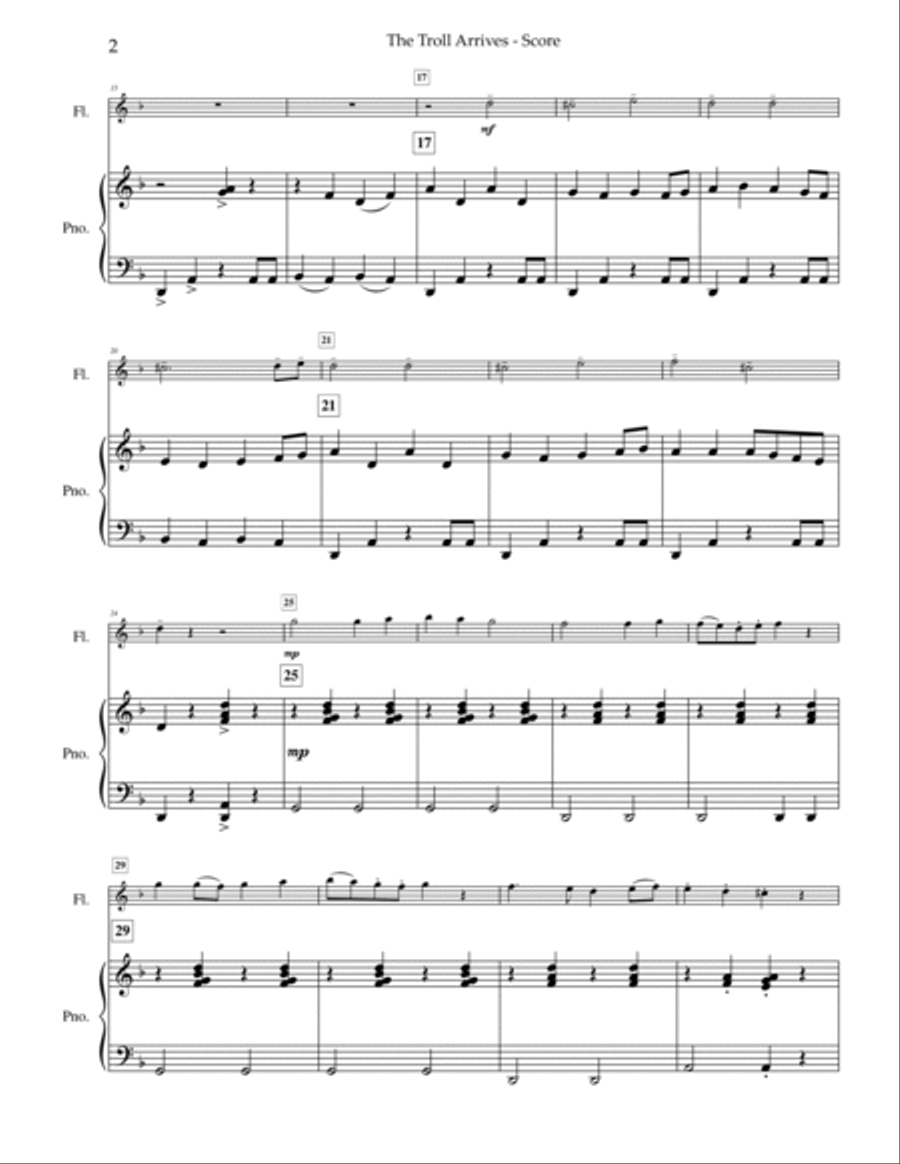 The Troll Arrives The Troll Arrives Chamber Music scores gallery preview page 3