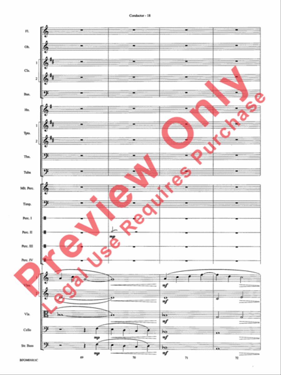 Dark Adventure Full Orchestra scores gallery preview page 21