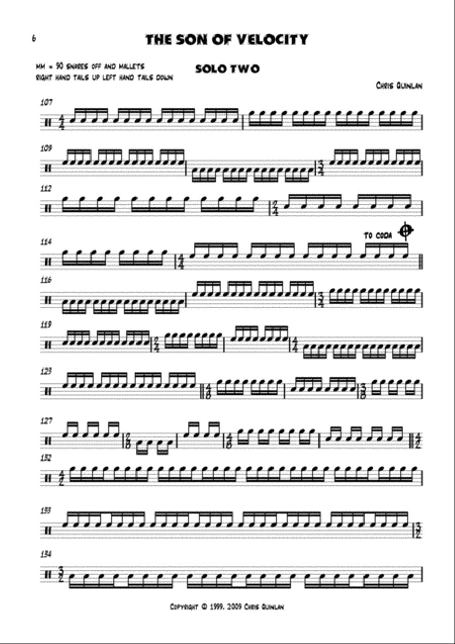Grade Seven Drumset Manual Drum Set scores gallery preview page 6