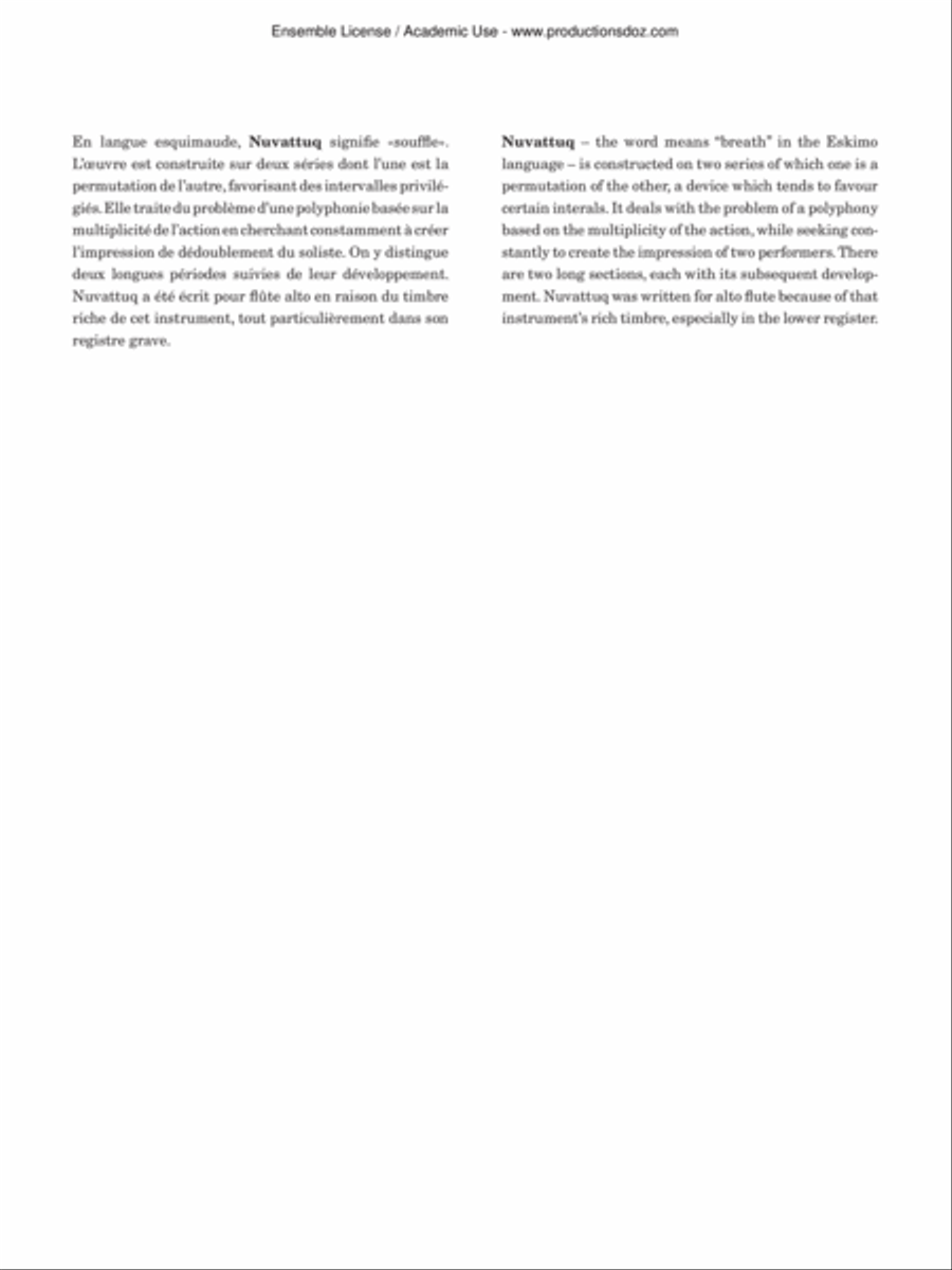 Nuvattuq Flute scores gallery preview page 3