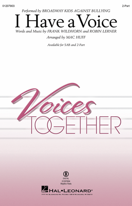 Book cover for I Have a Voice