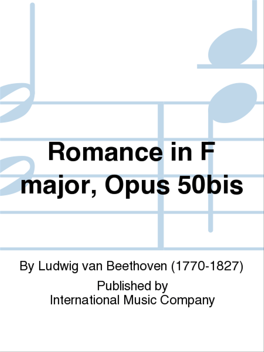 Romance in F major, Opus 50bis (SAIANO)