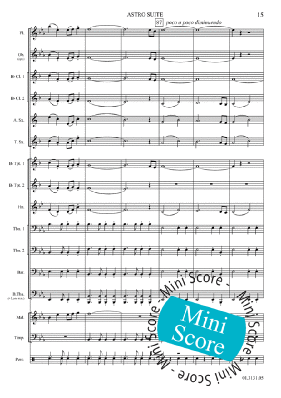 Astro Suite Astro Suite Concert Band scores gallery preview page 21