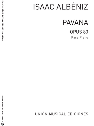 Book cover for Albeniz Pavana Facil Para Manos Pequenas Op.83