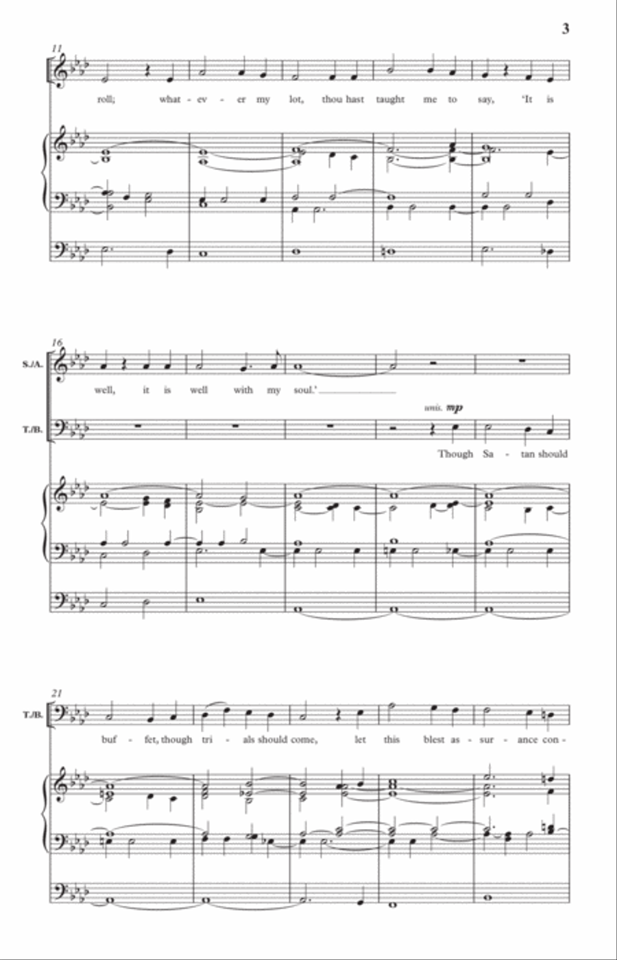 It Is Well with My Soul 4-Part scores gallery preview page 3
