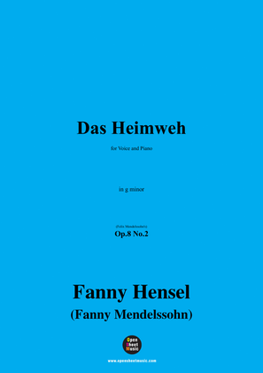 Fanny Mendelssohn-Das Heimweh,Op.8 No.2,in g minor