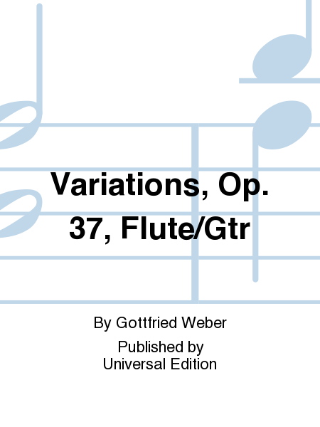 Variations, Op. 37, Fl/Gtr