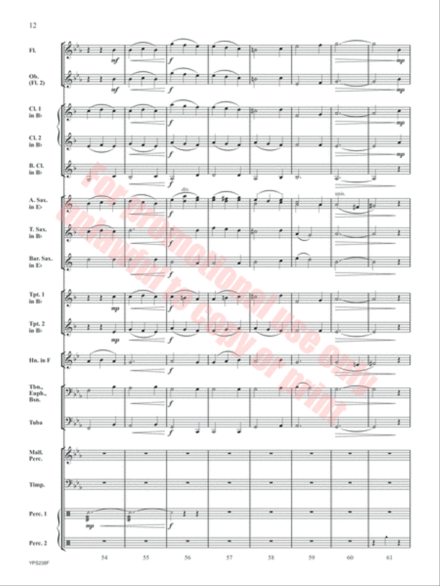 Rugby Heritage Concert Band scores gallery preview page 12
