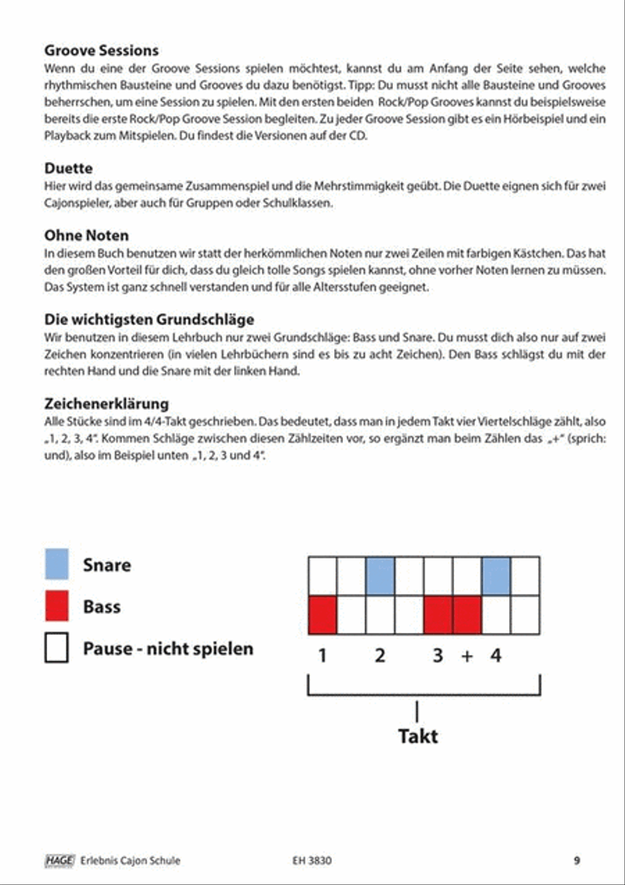 Erlebnis Cajon Schule CD scores gallery preview page 7