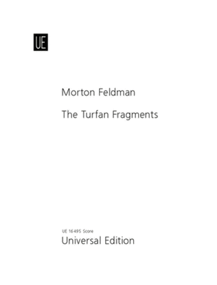 Book cover for Turfan Fragments, Score