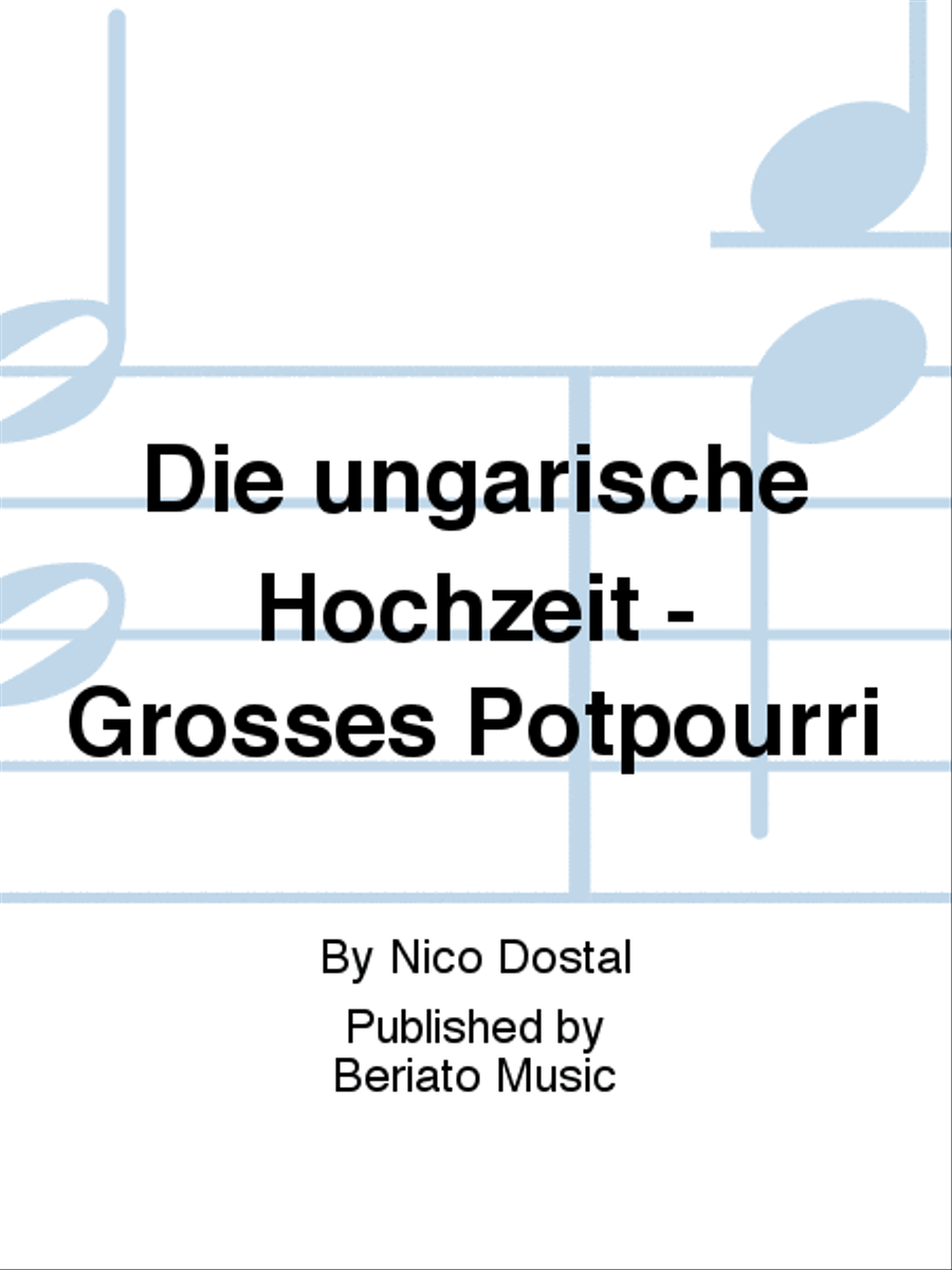 Die ungarische Hochzeit - Großes Potpourri Orchestra scores gallery preview page 1