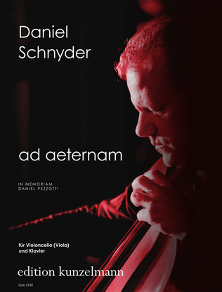 Book cover for ad aeternam - In Memoriam Daniel Pezzotti