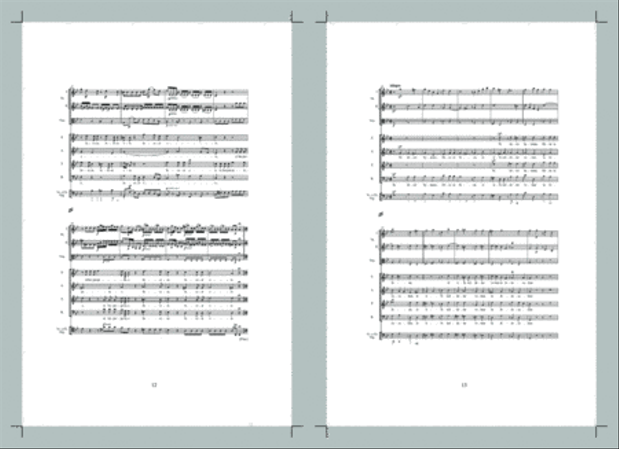 Missa Pro Defunctis [Full Score] 4-Part scores gallery preview page 6