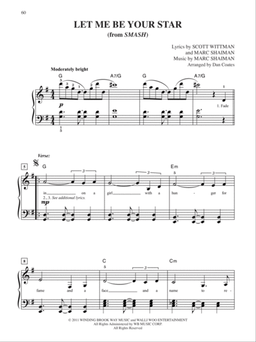 Top-Requested Modern Broadway Hits Easy Piano scores gallery preview page 3