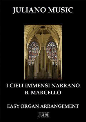 Book cover for I CIELI IMMENSI NARRANO (EASY ORGAN - C VERSION) - B. MARCELLO