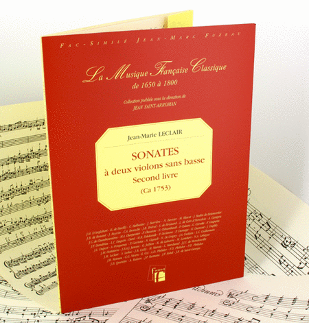 Second livre de sonates a deux violons sans basse