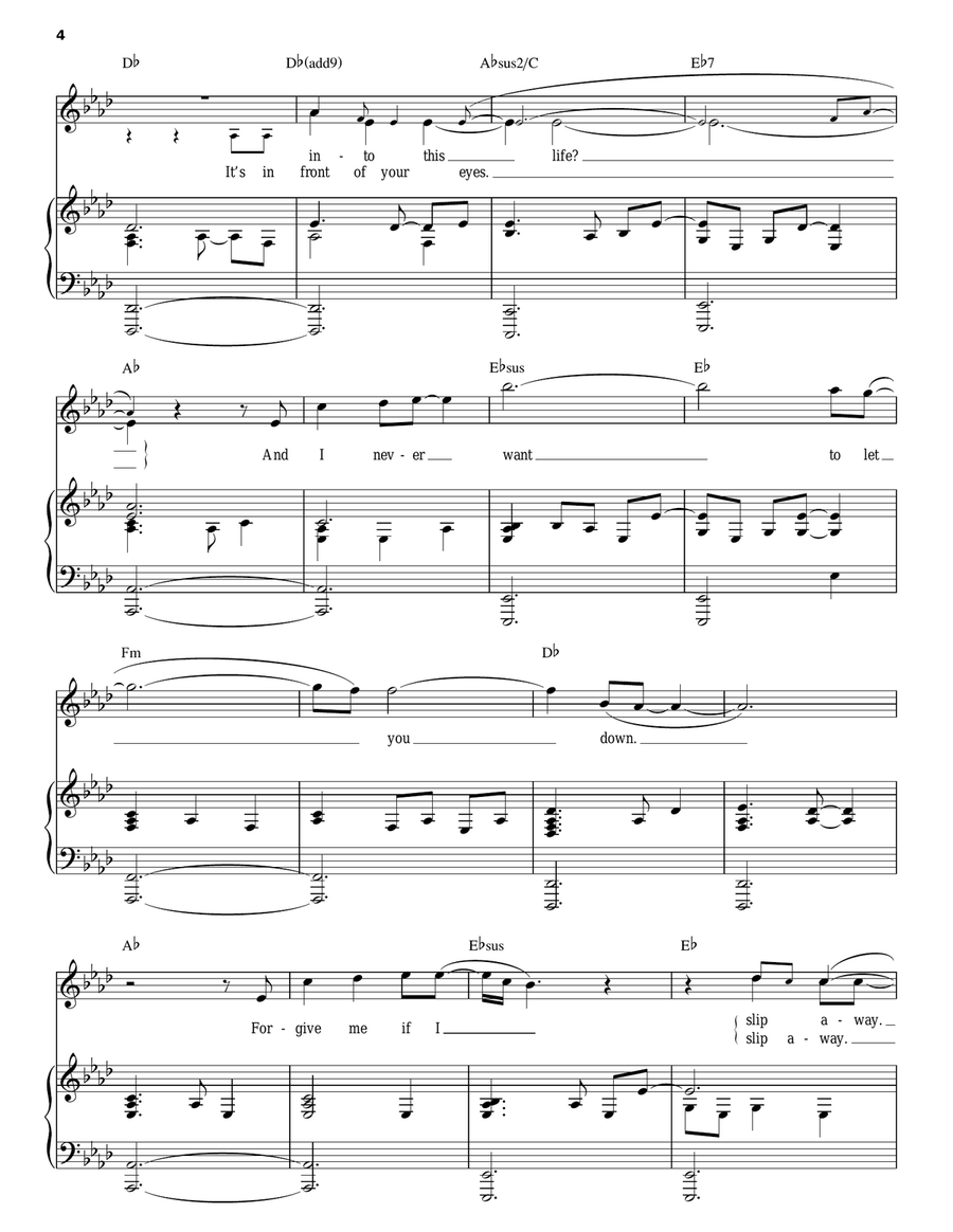 February Song February Song Piano, Vocal scores gallery preview page 4