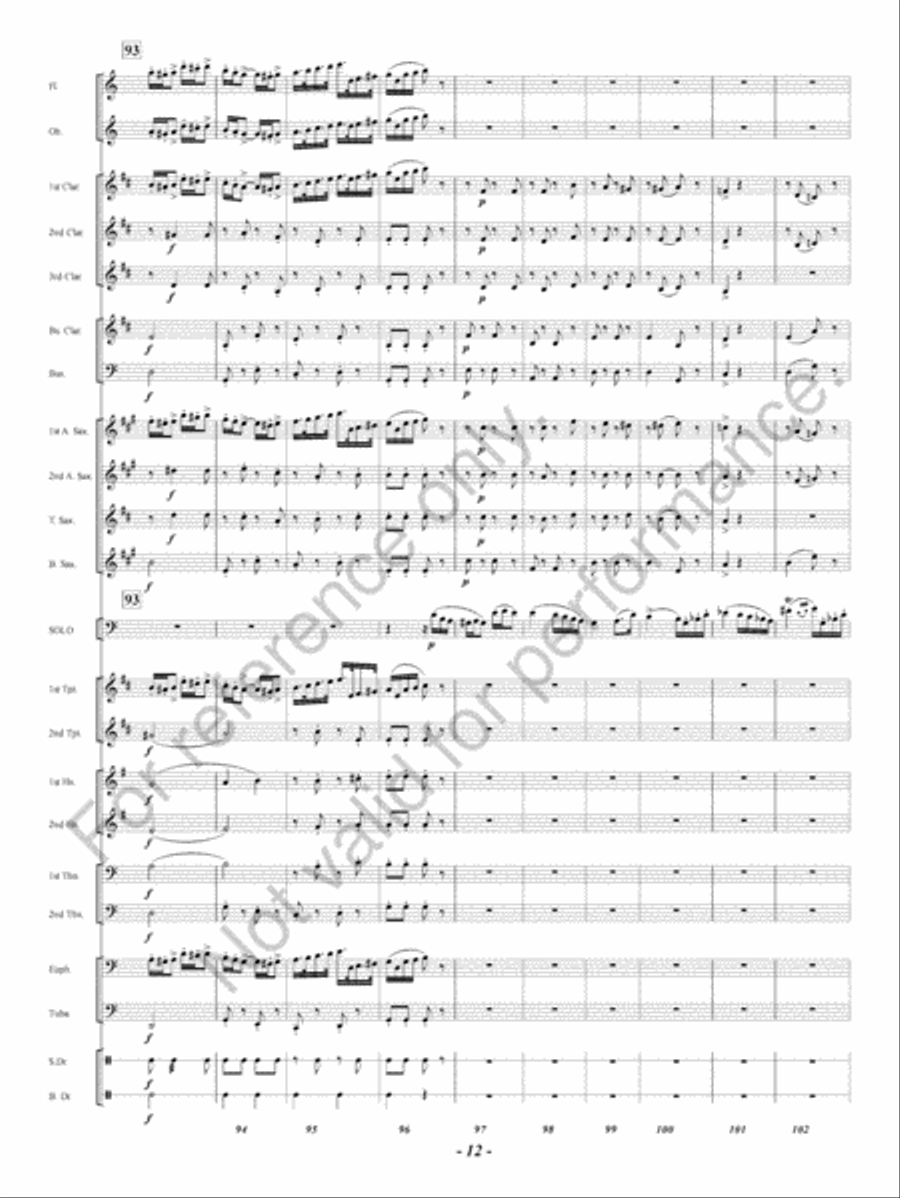 Hungarian Rondo Hungarian Rondo Concert Band scores gallery preview page 13