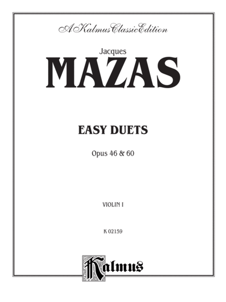 EASY DUETS Opus 40 & 60 - for Two Violins