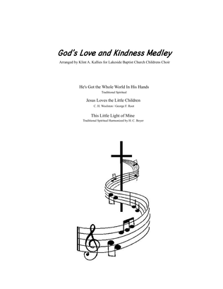 Book cover for God's Love and Kindness Medley