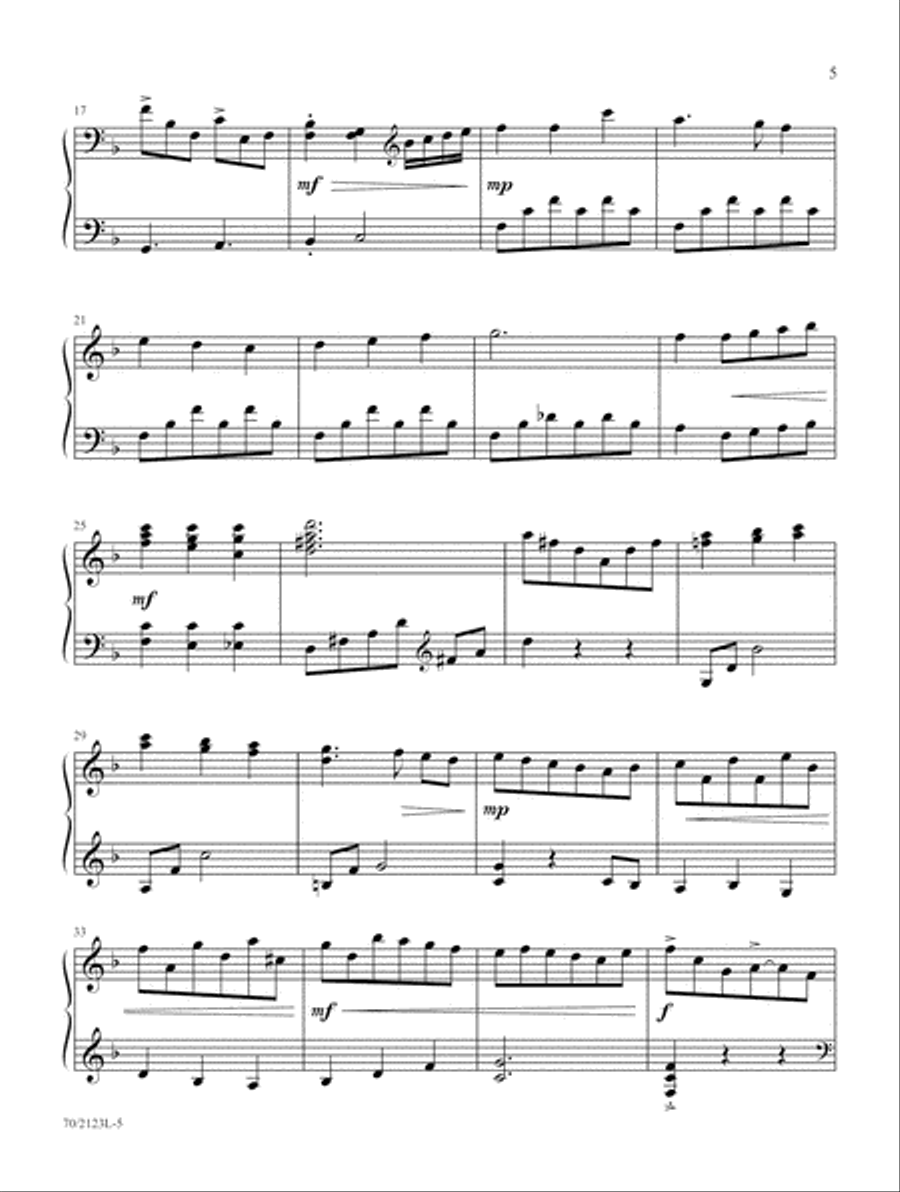 Our Sovereign King Piano Solo scores gallery preview page 5