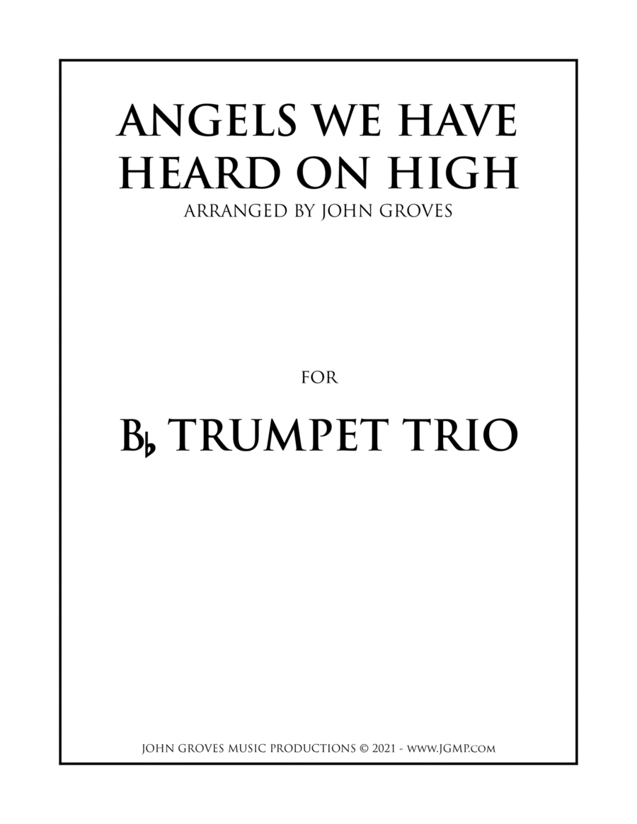 Angels We Have Heard On High - Trumpet Trio Trumpet Trio scores gallery preview page 1