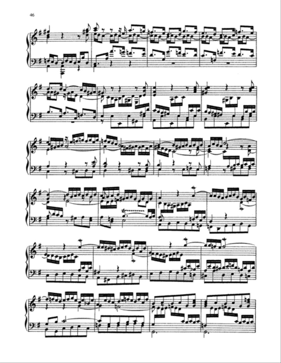 Bach: Six Organ Preludes and Fugues (Arr. Franz Liszt) Organ scores gallery preview page 5