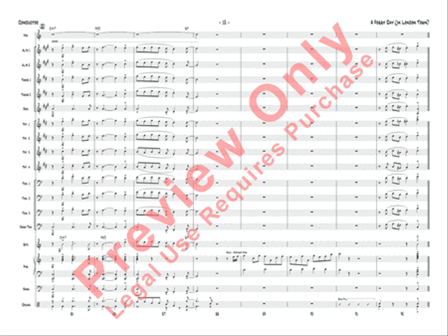 A Foggy Day (in London Town) Jazz Ensemble scores gallery preview page 13