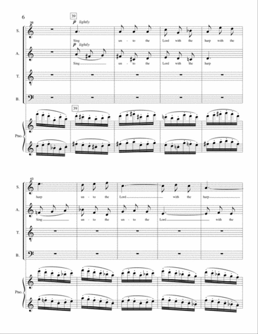 O Sing Unto The Lord image number null