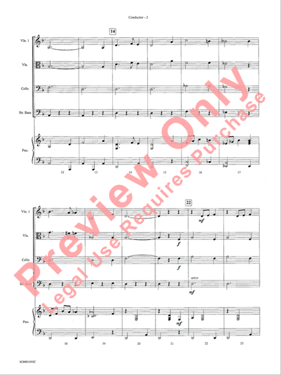 Themes from Harry Potter String Orchestra scores gallery preview page 5